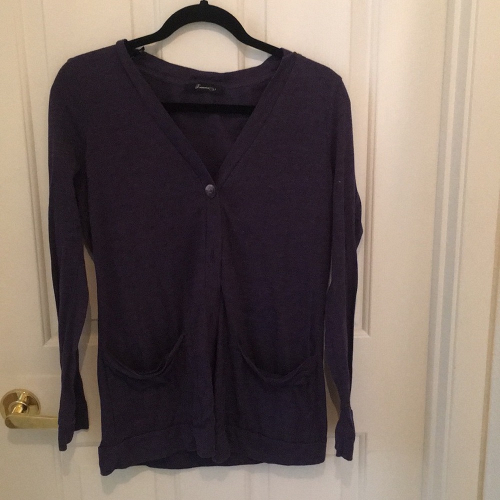 Purple Cardigan